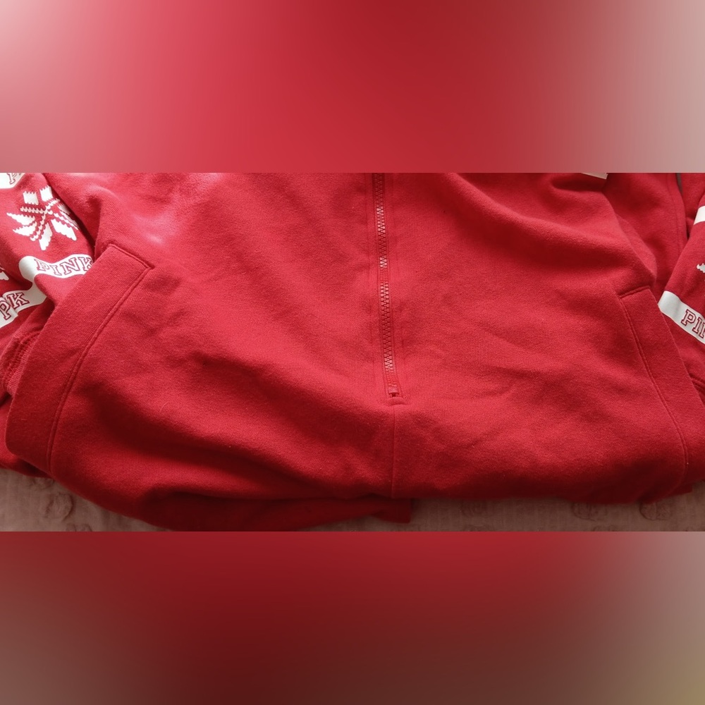 VS PINK ONESIE PAJAMA WITH HOOD - Picture 10 of 11